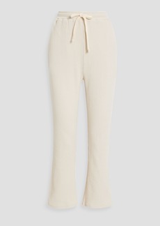 Onia - Waffle-knit cotton flared pants - White - S
