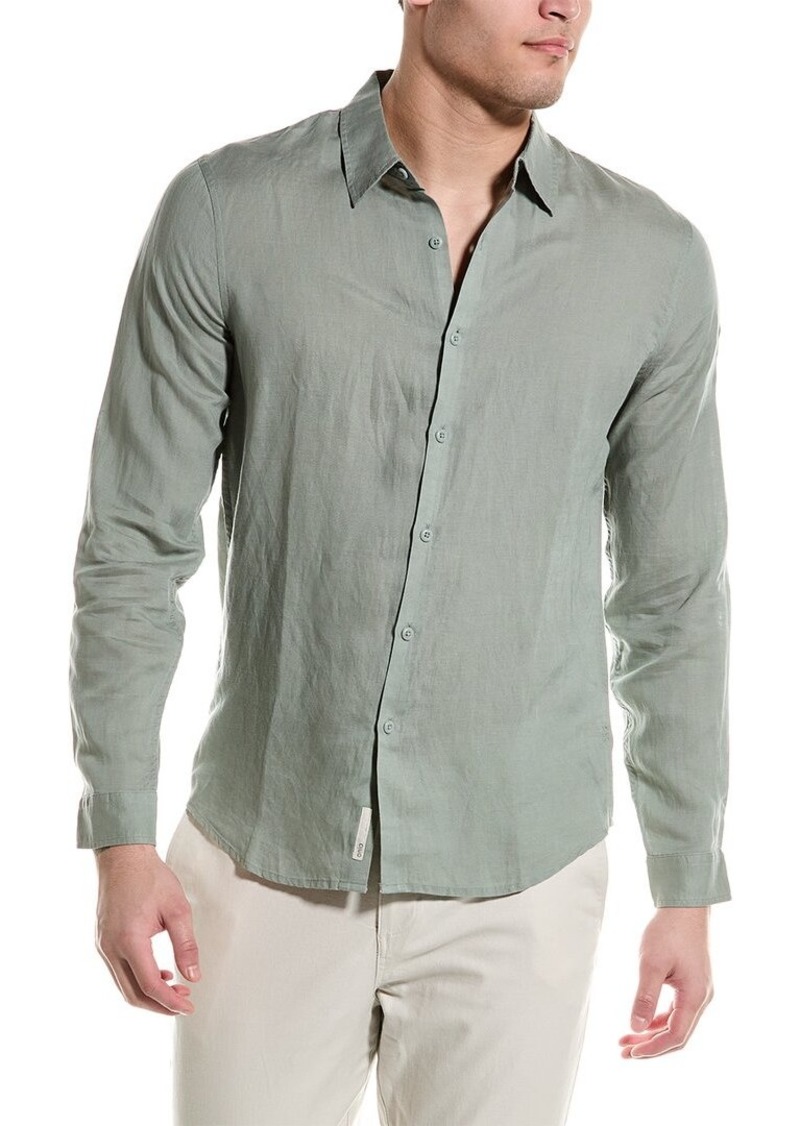 Onia Air Linen-Blend Shirt