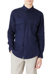 Onia Garret Linen Button-Up Shirt