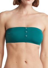 Onia Ines Bandeau Bikini Top in New Blue at Nordstrom Rack