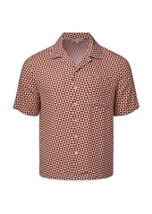 Onia Vacation Short Sleeve Printed Button Front Camp Shirt