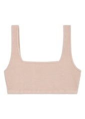 Onia Waffle Knit Bralette in Blush at Nordstrom
