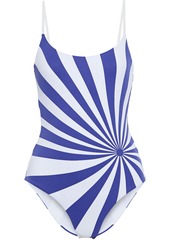 Onia Woman Gabriella Printed Swimsuit Royal Blue