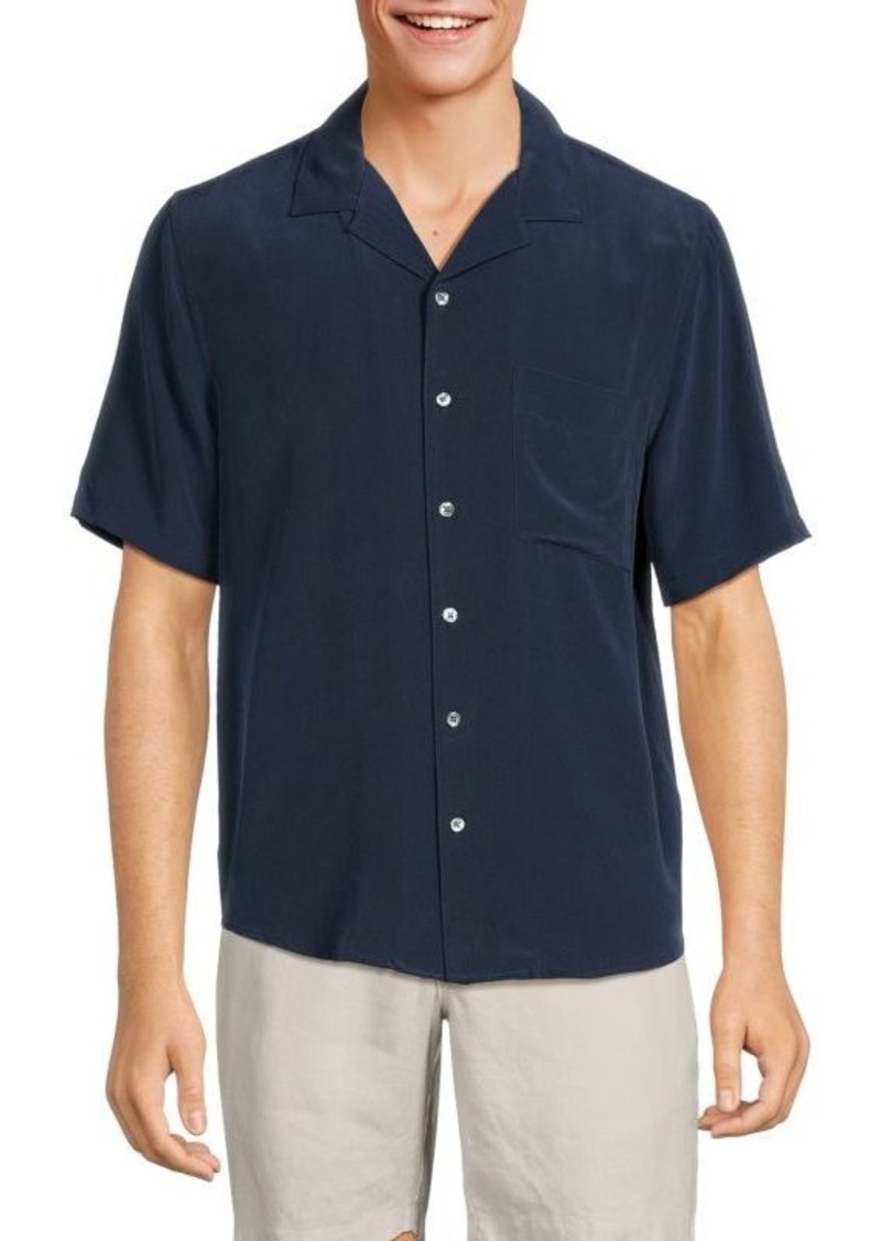 Onia Vacation Silk Camp Shirt