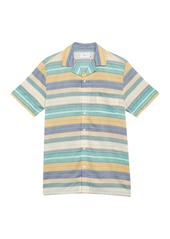 Onia Vacation Striped Short Sleeve Shirt