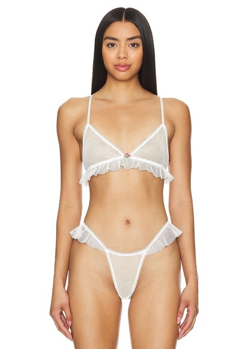 Only Hearts Nothing But Net Triangle Bralette