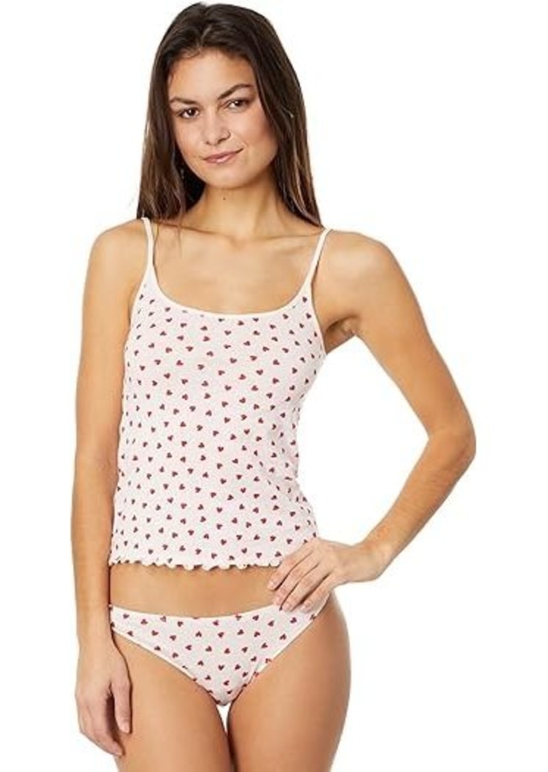 Only Hearts Organic Cotton Heritage Hearts Pearl Cami