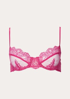 Only Hearts So Fine Lace Underwire Bra In Pink Orchid