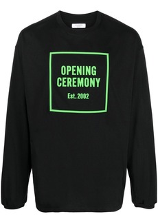 Opening Ceremony 3D box logo crew-neck sweatshirt