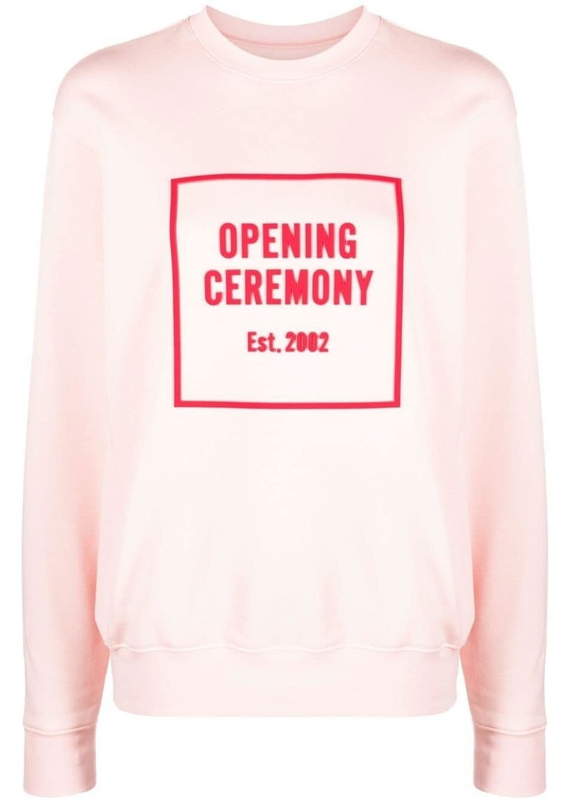 Opening Ceremony 3D box logo relaxed sweatshirt