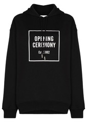 Opening Ceremony Box Logo print hoodie