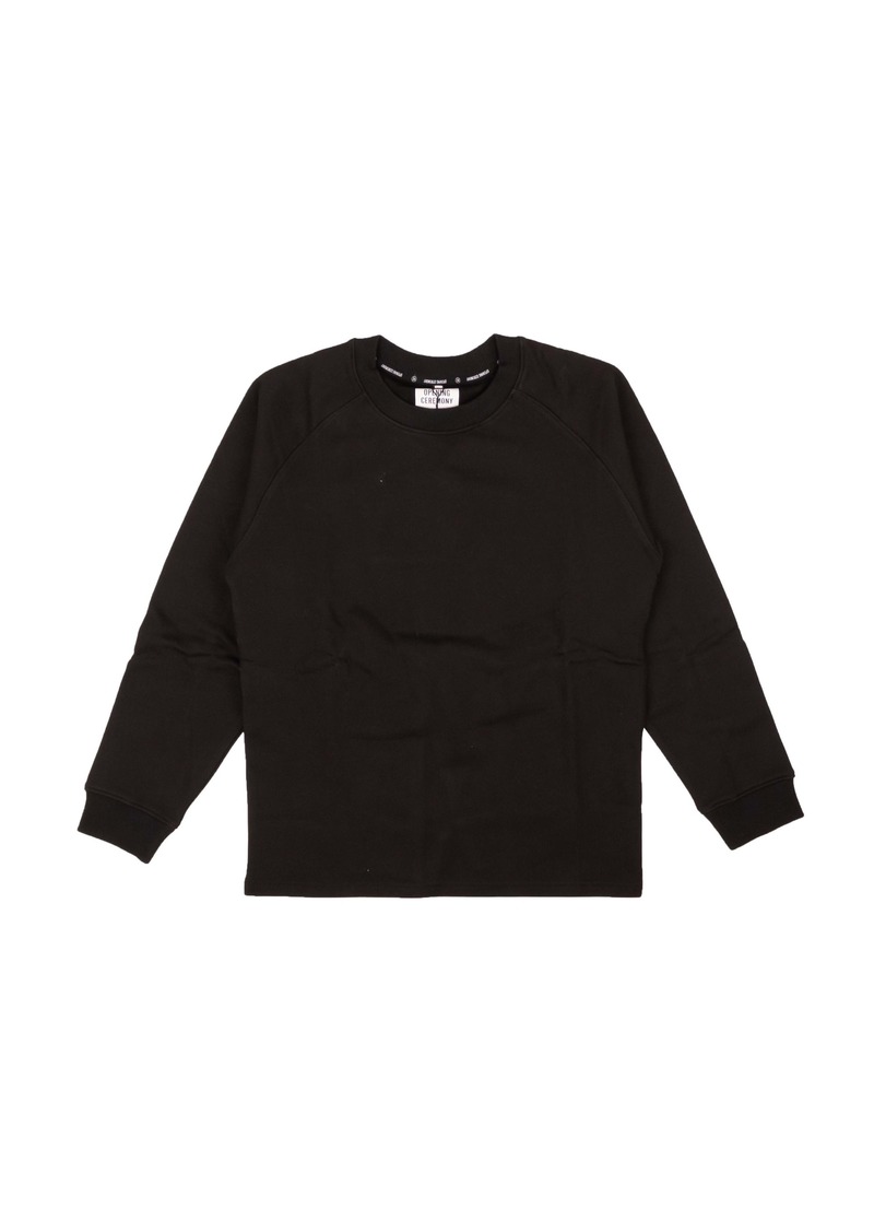 Opening Ceremony Black Cotton Blank Raglan Sweatshirt