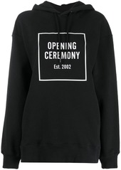 Opening Ceremony box logo loose-fit hoodie