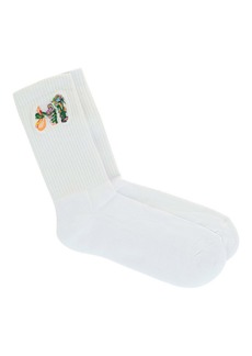 Opening Ceremony Embroidered Hi Crew Socks