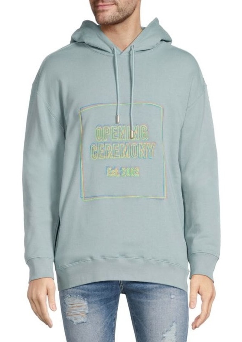 Opening Ceremony Embroidered Logo Hoodie