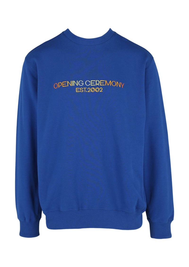 Opening Ceremony Embroidered Logo Sweatshirt