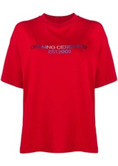 Opening Ceremony embroidered logo T-shirt