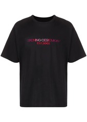 Opening Ceremony embroidered text logo T-shirt