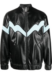 Opening Ceremony faux-leather track jacket
