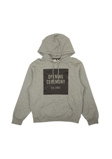 Opening Ceremony Grey Cotton Torch Box Logo Hoodie