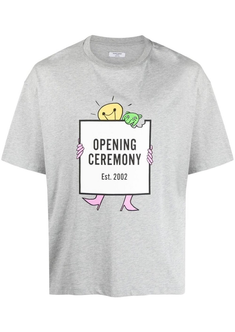 Opening Ceremony light bulb box logo print T-shirt