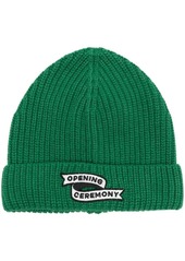 Opening Ceremony logo-patch beanie