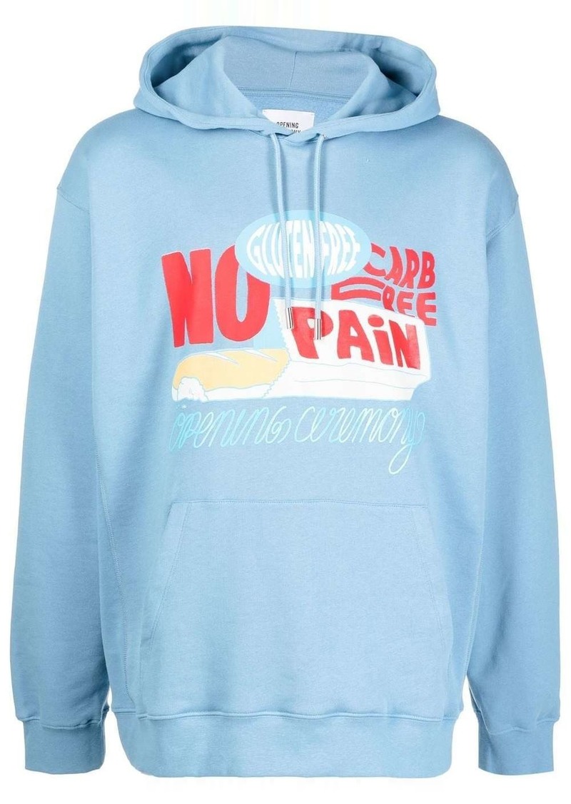 Opening Ceremony No Pain graphic-print hoodie