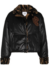 Opening Ceremony crest-patch cropped puffer jacket