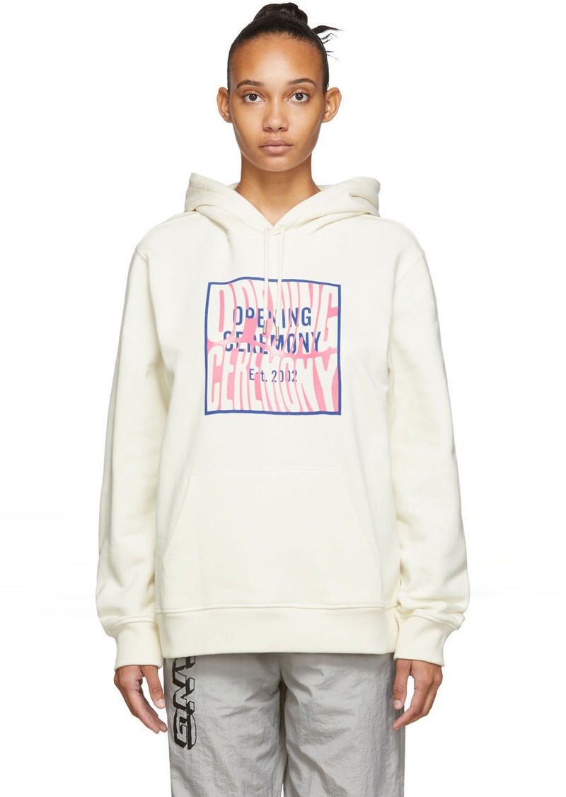 Opening Ceremony Off-White Box Logo Hoodie | Sweaters