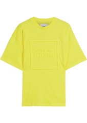 Opening Ceremony - Appliquéd cotton-jersey T-shirt - Yellow - XS