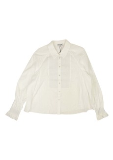 Opening Ceremony L/S Smocked Blouse - White