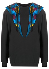 Opening Ceremony scarf-embellished hoodie