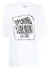 Opening Ceremony warped logo-print short-sleeve T-shirt