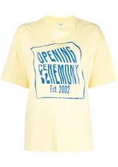 Opening Ceremony warped logo-print cotton T-shirt