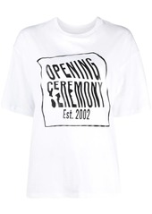 Opening Ceremony warped-logo cotton T-Shirt