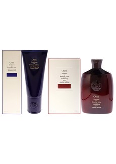 Conditioner for Brilliance and Shine and Shampoo For Beautiful Color Kit by Oribe for Unisex - 2 Pc Kit 6.8oz Conditioner, 8.5oz Shampoo