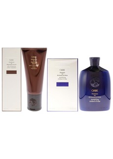 Conditioner for Magnificent Volume and Shampoo For BrillianceShine Kit by Oribe for Unisex - 2 Pc Kit 6.8oz Conditioner, 8.5oz Shampoo