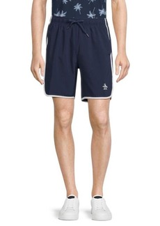 Original Penguin Logo Drawstring Shorts