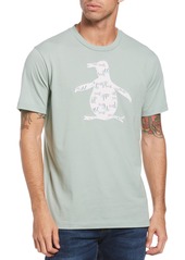 Original Penguin Jungle Fill Pete Applique T-Shirt in Blue Surf at Nordstrom