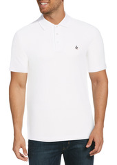 Original Penguin Solid Mesh Polo in Bright White at Nordstrom