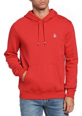 Original Penguin Sticker Pete Hoodie in Rococco Red at Nordstrom