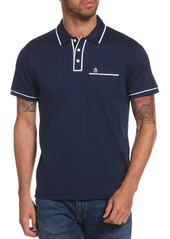 Original Penguin Earl Knit Cotton Polo in Medieval Blue at Nordstrom