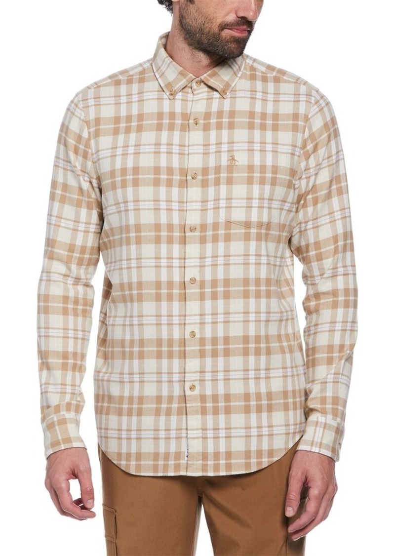 Original Penguin EcoVero Plaid Flannel Shirt