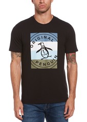 Original Penguin Men's Colorblocked Stamp Logo Graphic T-Shirt
