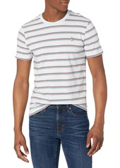 Original Penguin Men's Knit Fashion Stripe Short Sleeve Tee Shirt