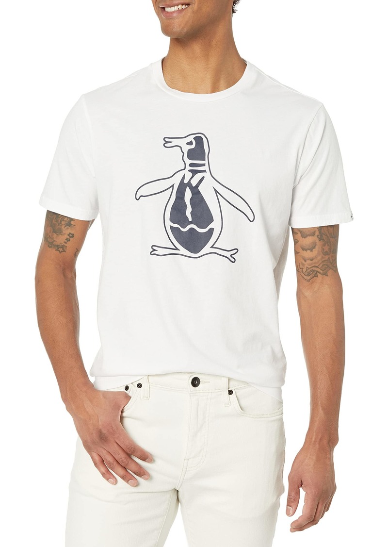 Original Penguin Men's Large Pete Graphic Short Sleeve Tee Shirt