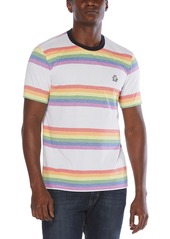 Original Penguin Men's Pride Stripe Short Sleeve Tee Shirt