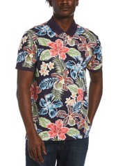 Original Penguin Men's Slim-Fit Tropical Floral-Print Polo Shirt