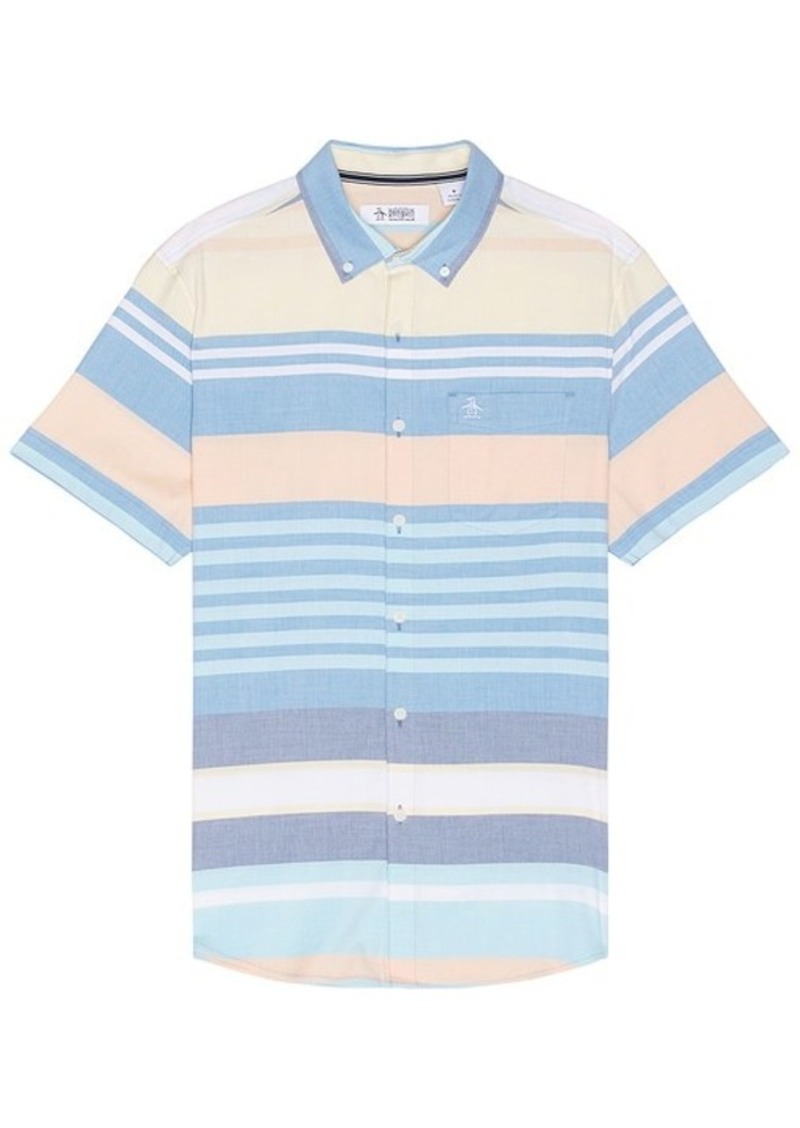 Original Penguin Multi Stripe Short Sleeve Shirt