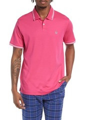Original Penguin Tipped Organic Cotton Polo in Parfait Pink at Nordstrom